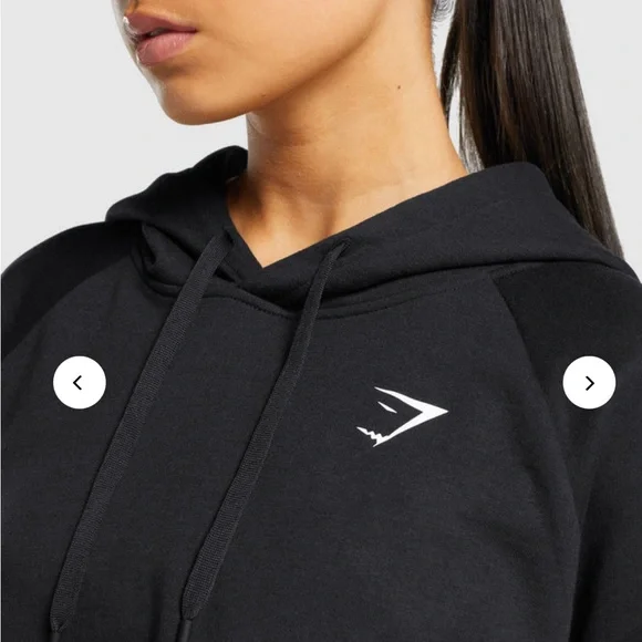 Gymshark Womens TRAINING CROPPED HOODIE - Picture 6 of 12